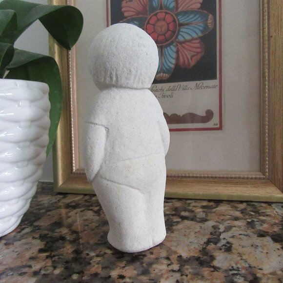 Figurine Stone Art Sculpture Belgium Modern - Picture 3 of 10